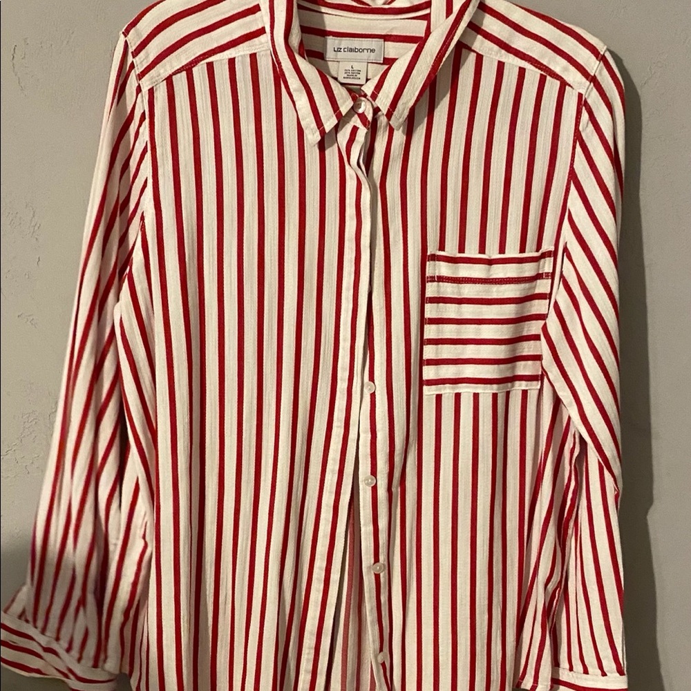 - Woman’s button up shirt